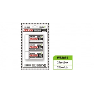 Blister Card Eraser